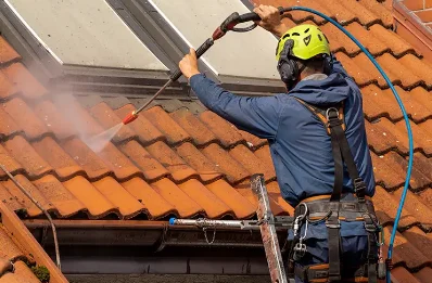 Démoussage et hydrofuge de toiture à la Rochepot
